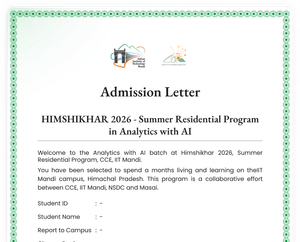 Admission Letter