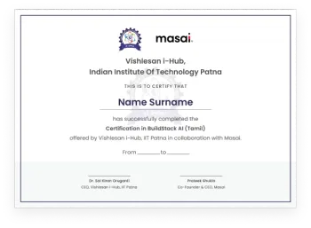 Vishlesan i-Hub, IIT Patna Certification